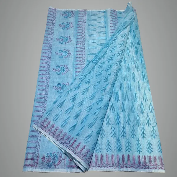 Women's_Kota_Doria_Cotton_block_Printed_Saree_With_Unstitched_Blouse_Piece