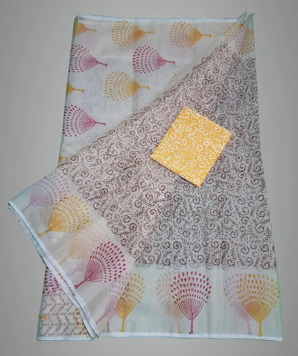 Women's_Kota_Doria_Cotton_block_Printed_Saree_With_Unstitched_Blouse_Piece