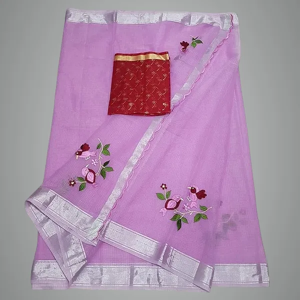 Women's_Kota_Doria_Embroidered_Cotton_Saree_with_Blouse_for_Women