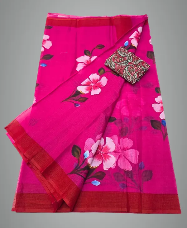 Women's_Kota_Doria_Cotton_Saree_With_Floral_Embroidery_Designe_with_Extra_Contrast_Blouse_(M.I.R.Z.A.)_R1HPM1