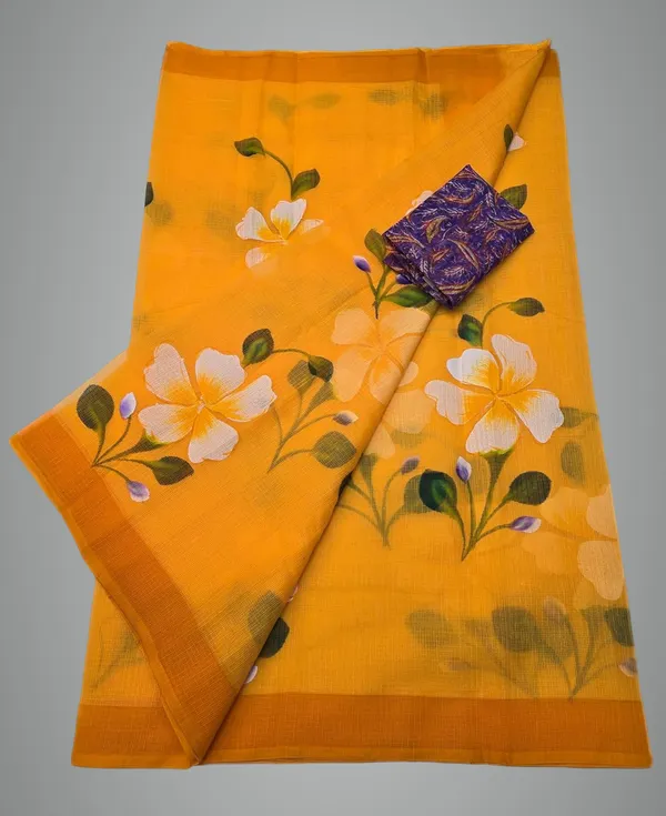 Women's_Kota_Doria_Cotton_Saree_With_Floral_Embroidery_Designe_with_Extra_Contrast_Blouse_(M.I.R.Z.A.)_R1HPM1