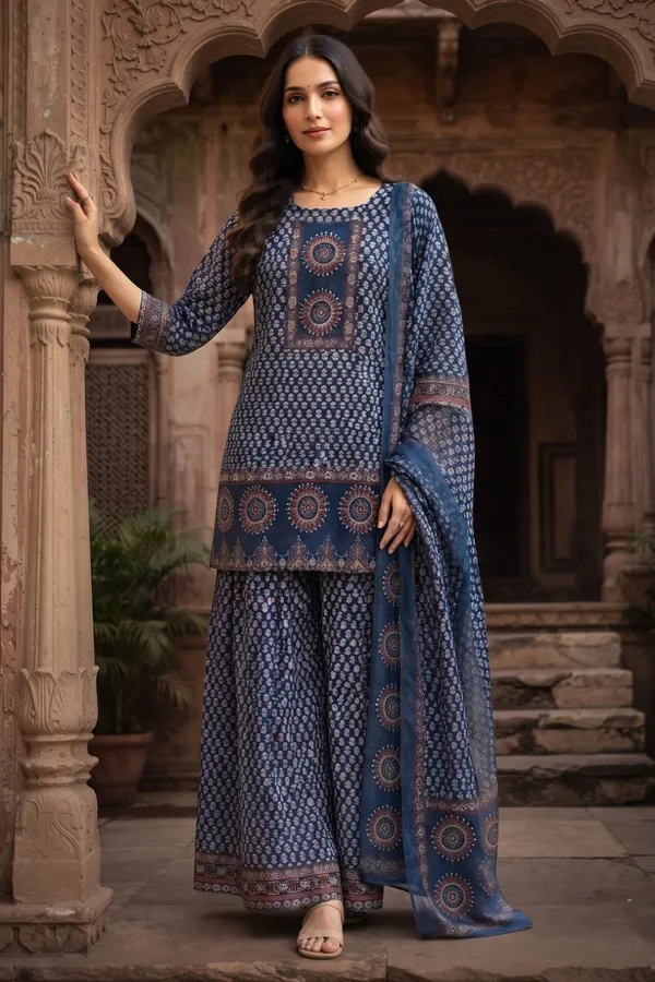 Garba_Special_Blue_Gopi_Sharara_Set