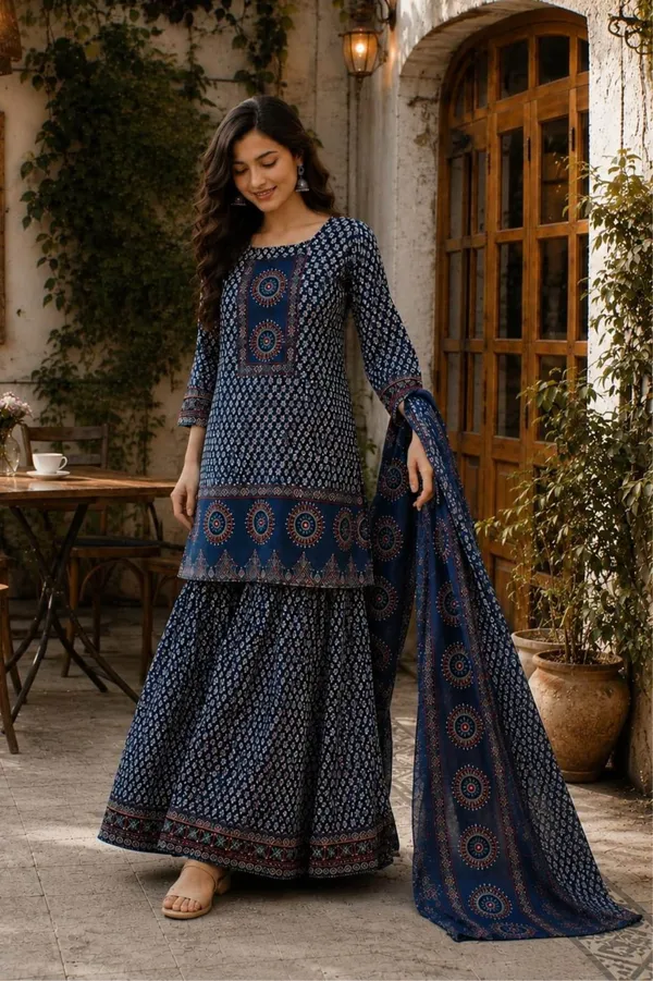 Garba_Special_Blue_Gopi_Sharara_Set