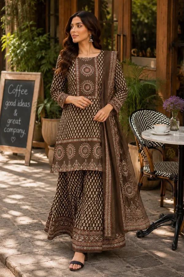 Garba_Special_Brown_Gopi_Sharara_Set