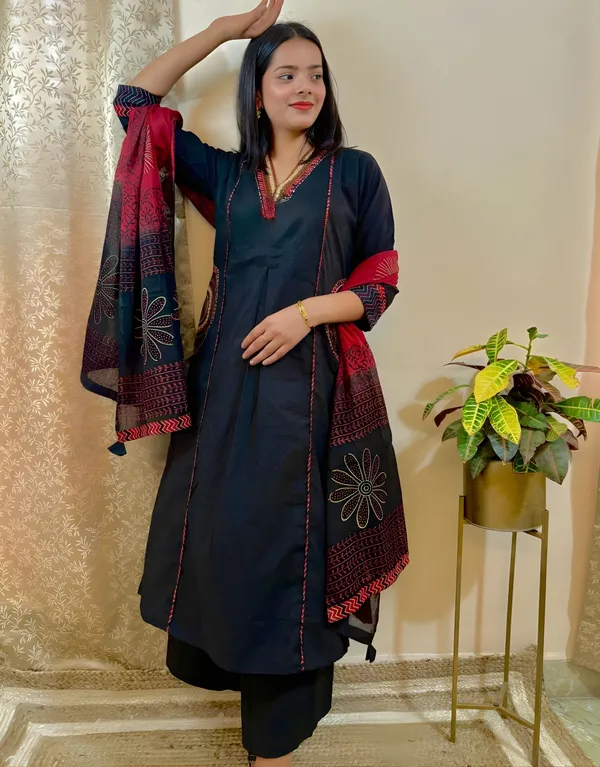 Marwari_Black_Kurta_Set