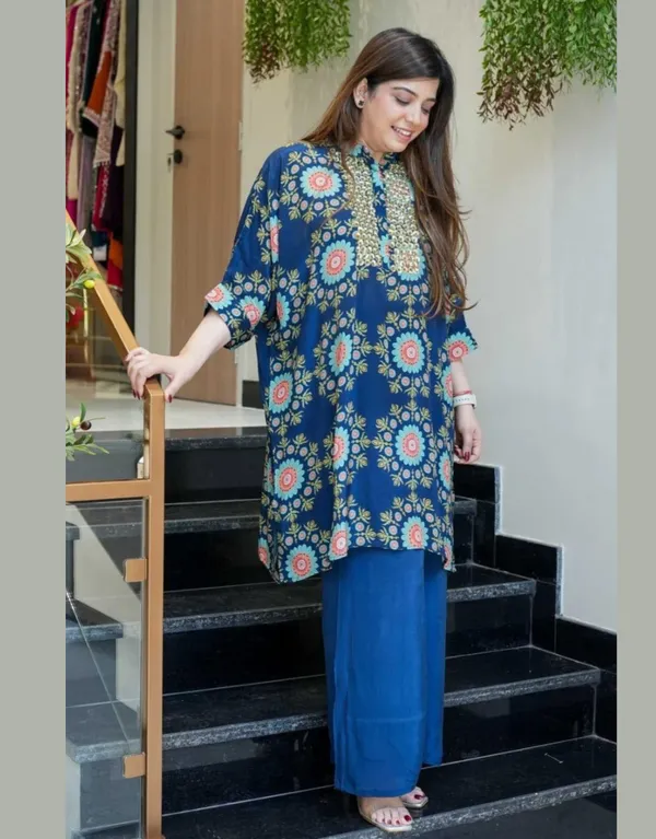 Anvi"s_Kaftan_Style_Coord_Set