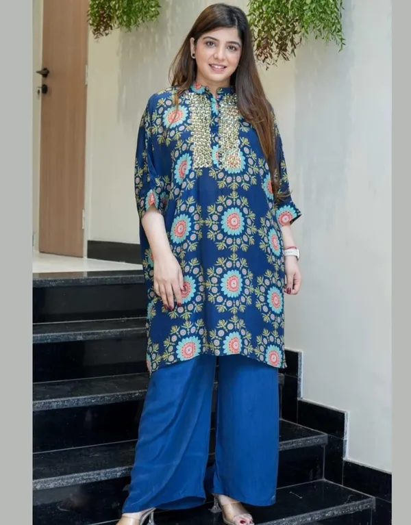Anvi"s_Kaftan_Style_Coord_Set