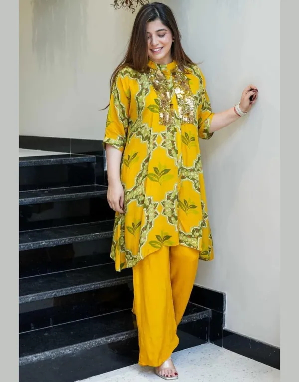 Anvi"s_Kaftan_Style_Coord_Set