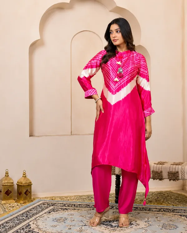 Aravalli_Indo_Western_Pink_Co-ord_Set-__Gajji_Silk