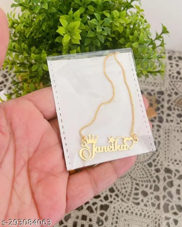 Yellow_&_Gold_Customized_Personalised_Single_Name_Necklace_With_Crown_Heart_Star_Pendant_Keychain_With_Ur_Name_Or_Love_One_Name_With_24K_Gold_Plating_And_Lazer_Engraved_Finish_Your_Name_Address_First_(Name)_For_Women