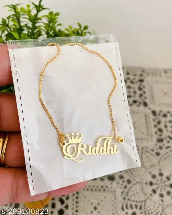 Yellow_&_Gold_Customized_Personalised_Single_Name_Necklace_With_Crown_Heart_Star_Pendant_Keychain_With_Ur_Name_Or_Love_One_Name_With_24K_Gold_Plating_And_Lazer_Engraved_Finish_Your_Name_Address_First_(Name)_For_Women