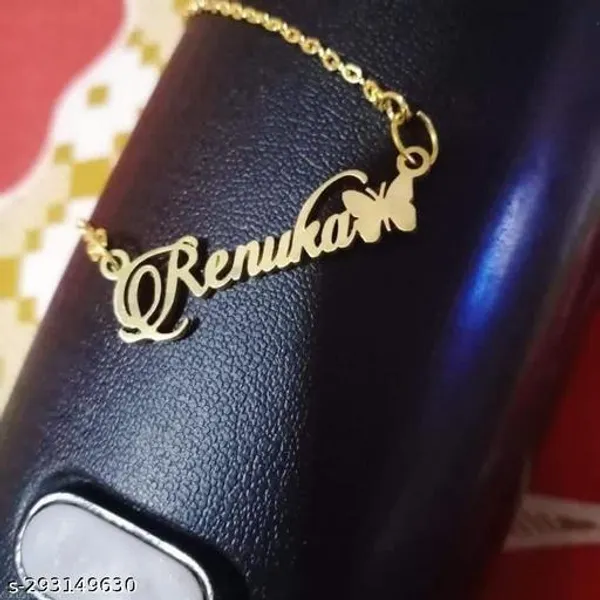 Yellow_&_Gold_Customized_Personalised_Single_Name_Necklace_With_Crown_Heart_Star_Pendant_Keychain_With_Ur_Name_Or_Love_One_Name_With_24K_Gold_Plating_And_Lazer_Engraved_Finish_Your_Name_Address_First_(Name)_For_Women