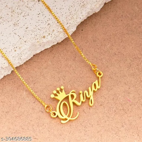 Yellow_&_Gold_Customized_Personalised_Single_Name_Necklace_With_Crown_Heart_Star_Pendant_Keychain_With_Ur_Name_Or_Love_One_Name_With_24K_Gold_Plating_And_Lazer_Engraved_Finish_Your_Name_Address_First_(Name)_For_Women