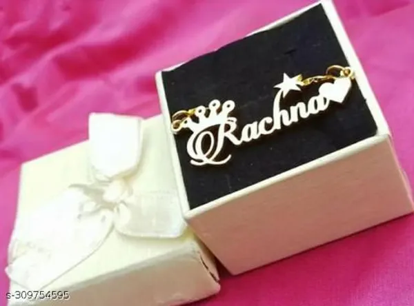 Yellow_&_Gold_Customized_Personalised_Single_Name_Necklace_With_Crown_Heart_Star_Pendant_Keychain_With_Ur_Name_Or_Love_One_Name_With_24K_Gold_Plating_And_Lazer_Engraved_Finish_Your_Name_Address_First_(Name)_For_Women