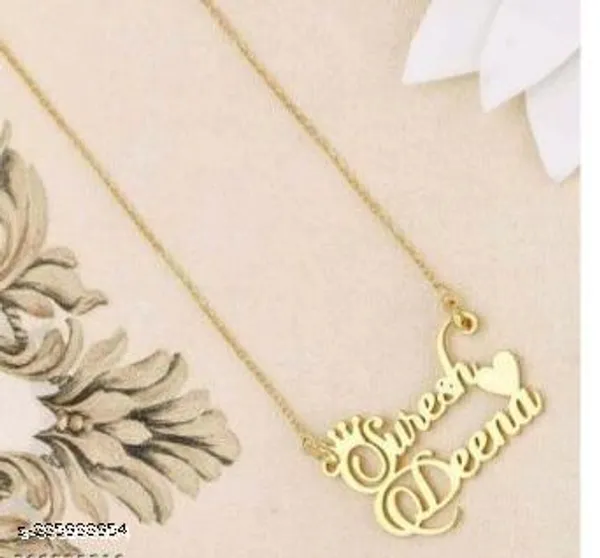 Yellow_&_Gold_Customized_Name_Pendent_For_Women