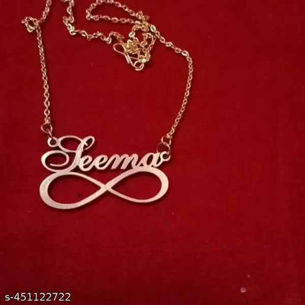 Gold_Plated__Customized_Personalised_Single_Name_Necklace_With_Crown_For_Women