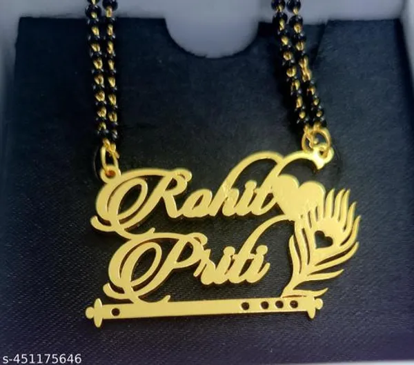 Yellow_&_Gold_Your_Name_Pendent_With_Next_Day_Dispach_Gold_Brass_Pendent_1_Year_Police_Effficasy_For_Women