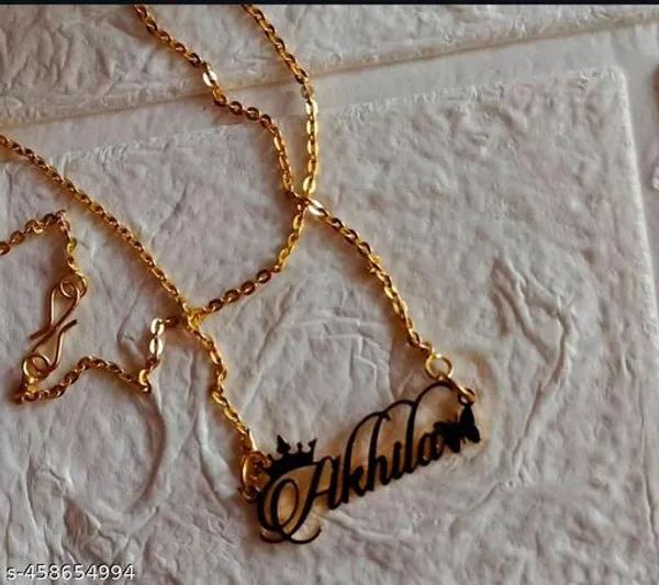Yellow_&_Gold_Customized_Personalised_Single_Name_Necklace_With_Crown_Heart_Star_Pendant_Keychain_With_Ur_Name_Or_Love_One_Name_With_24K_Gold_Plating_And_Lazer_Engraved_Finish_Your_Name_Address_First_(Name)_For_Women
