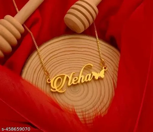 Yellow_&_Gold_Customized_Personalised_Single_Name_Necklace_With_Crown_Heart_Star_Pendant_Keychain_With_Ur_Name_Or_Love_One_Name_With_24K_Gold_Plating_And_Lazer_Engraved_Finish_Your_Name_Address_First_(Name)_For_Women