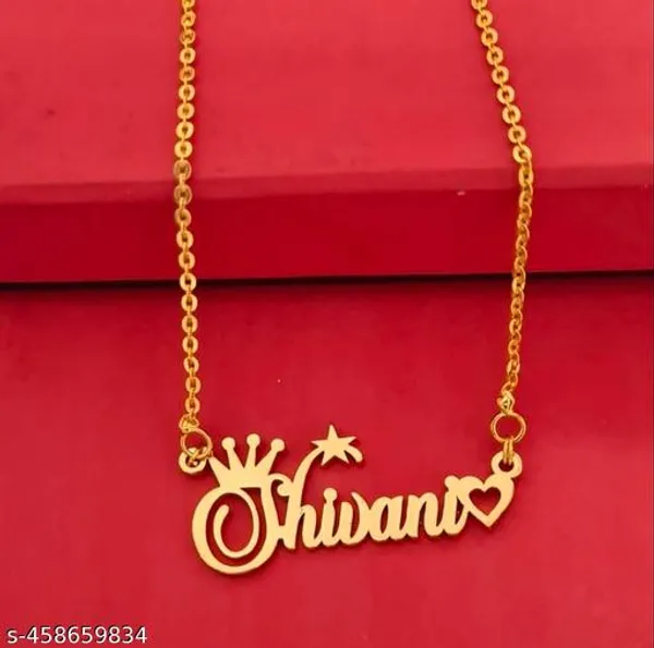 Yellow_&_Gold_Customized_Personalised_Single_Name_Necklace_With_Crown_Heart_Star_Pendant_Keychain_With_Ur_Name_Or_Love_One_Name_With_24K_Gold_Plating_And_Lazer_Engraved_Finish_Your_Name_Address_First_(Name)_For_Women