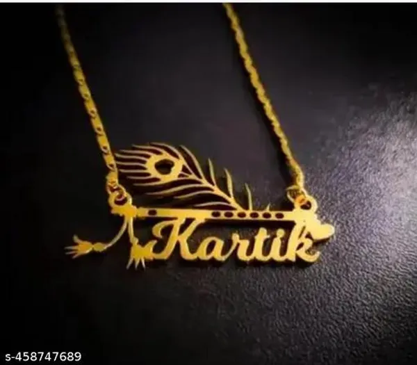 Yellow_&_Gold_Customized_Personalised_Single_Name_Necklace_With_Crown_Heart_Star_Pendant_Keychain_With_Ur_Name_Or_Love_One_Name_With_24K_Gold_Plating_And_Lazer_Engraved_Finish_Your_Name_Address_First_(Name)_For_Women