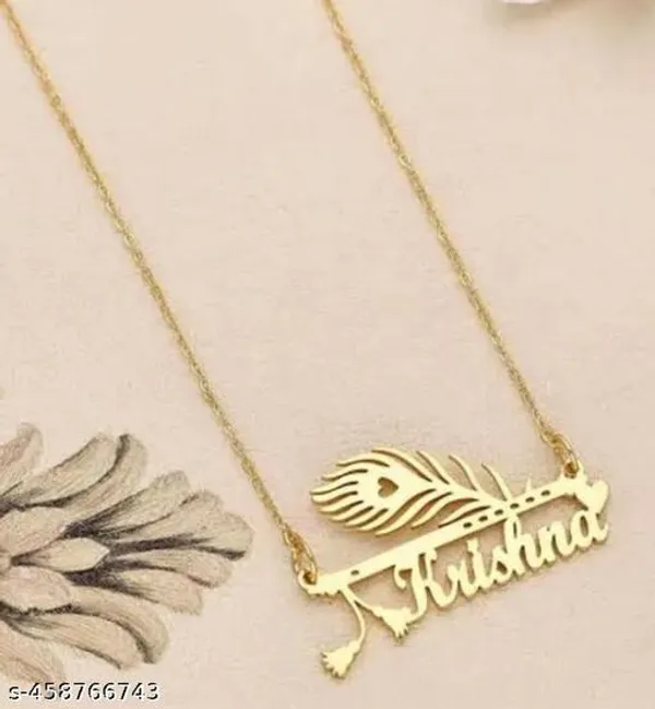 Yellow_&_Gold_Customized_Personalised_Single_Name_Necklace_With_Crown_Heart_Star_Pendant_Keychain_With_Ur_Name_Or_Love_One_Name_With_24K_Gold_Plating_And_Lazer_Engraved_Finish_Your_Name_Address_First_(Name)_For_Women