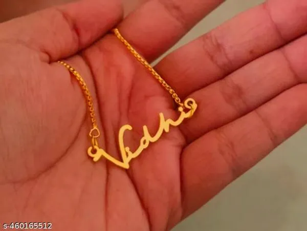 Yellow_&_Gold_Customized_Personalised_Single_Name_Necklace_With_Crown_Heart_Star_Pendant_Keychain_With_Ur_Name_Or_Love_One_Name_With_24K_Gold_Plating_And_Lazer_Engraved_Finish_Your_Name_Address_First_(Name)_For_Women