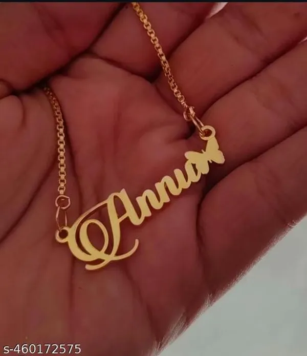 Yellow_&_Gold_Customized_Personalised_Single_Name_Necklace_With_Crown_Heart_Star_Pendant_Keychain_With_Ur_Name_Or_Love_One_Name_With_24K_Gold_Plating_And_Lazer_Engraved_Finish_Your_Name_Address_First_(Name)_For_Women