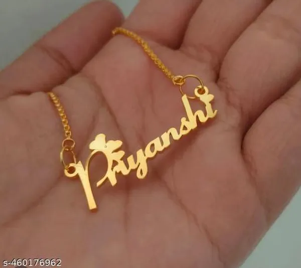 Yellow_&_Gold_Customized_Personalised_Single_Name_Necklace_With_Crown_Heart_Star_Pendant_Keychain_With_Ur_Name_Or_Love_One_Name_With_24K_Gold_Plating_And_Lazer_Engraved_Finish_Your_Name_Address_First_(Name)_For_Women