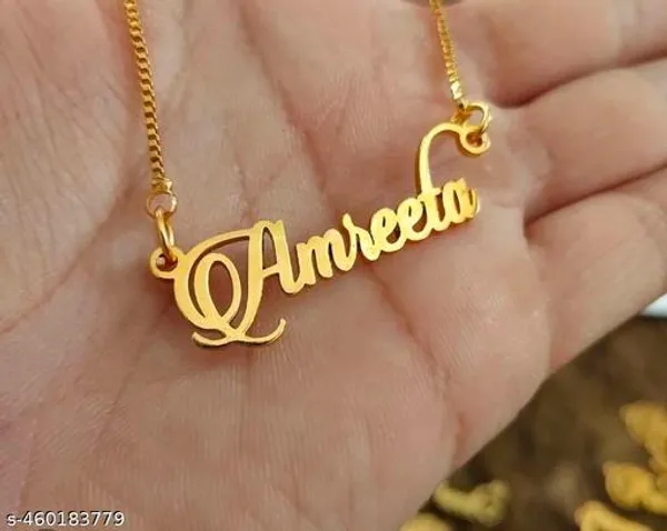 Yellow_&_Gold_Customized_Personalised_Single_Name_Necklace_With_Crown_Heart_Star_Pendant_Keychain_With_Ur_Name_Or_Love_One_Name_With_24K_Gold_Plating_And_Lazer_Engraved_Finish_Your_Name_Address_First_(Name)_For_Women