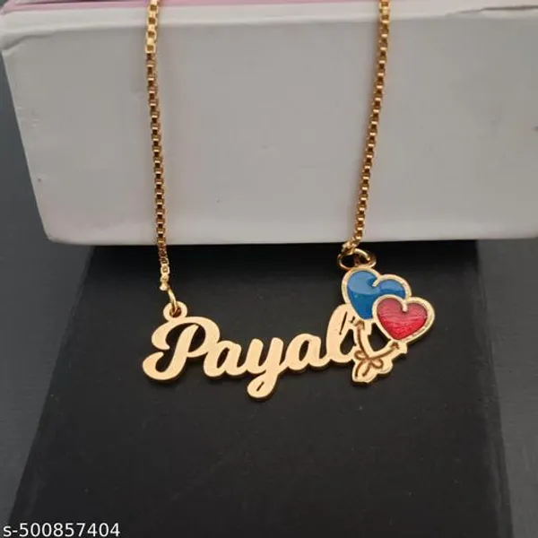 Yellow_&_Gold_Your_Name_Pendent_With_Next_Day_Dispach_Gold_Brass_Pendent_1_Year_Police_Effficasy_For_Women