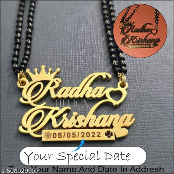 Yellow_&_Gold_Customized_Personalized_Couple_Name_Mangalsutra_Ur_Name_And_Dateor_Love_One_Name_With_24K_Gold_Plating_And_Lazer_Engraved_Finish_Your_Name_Address_First_(Name)_For_Women