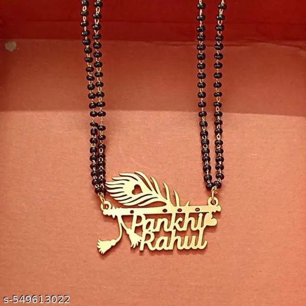Yellow_&_Gold_Cutomized_Name_Pendent_For_Women