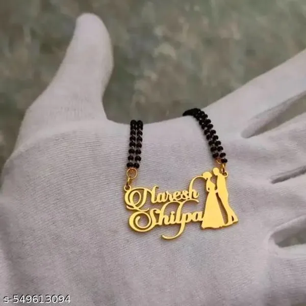 Yellow_&_Gold_Cutomized_Name_Pendent_For_Women
