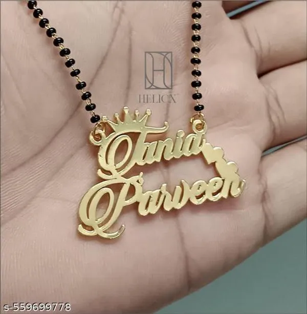 Yellow_&_Gold_Customized_Personalised_Couple_Name_Mangalsutra_With_Crown_Heart_Star_Pendant_Keychain_With_Ur_Name_Or_Love_One_Name_With_24K_Gold_Plating_And_Engraved_Finish_Your_Name_Address_First_(Name)_For_Women