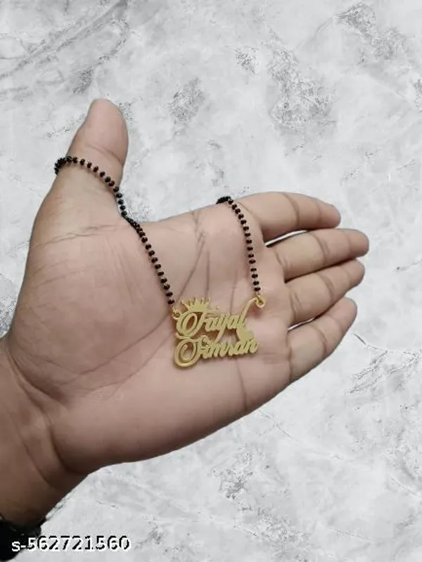 Yellow_&_Gold_Customized_Personalised_Single_Name_Necklace_With_Crown_Heart_Star_Pendant_Keychain_With_Ur_Name_Or_Love_One_Name_With_24K_Gold_Plating_And_Lazer_Engraved_Finish_Your_Name_Address_First_(Name)_For_Women