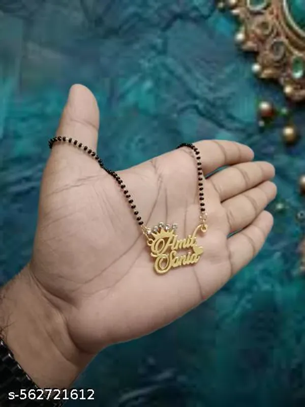 Yellow_&_Gold_Customized_Personalised_Single_Name_Necklace_With_Crown_Heart_Star_Pendant_Keychain_With_Ur_Name_Or_Love_One_Name_With_24K_Gold_Plating_And_Lazer_Engraved_Finish_Your_Name_Address_First_(Name)_For_Women