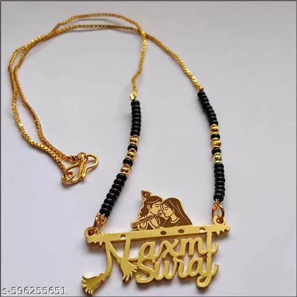Yellow_&_Gold_Belief_Primium_Quality_Mangalsutra_Customized_Name_25_Carate_Gold_Plating_For_Women
