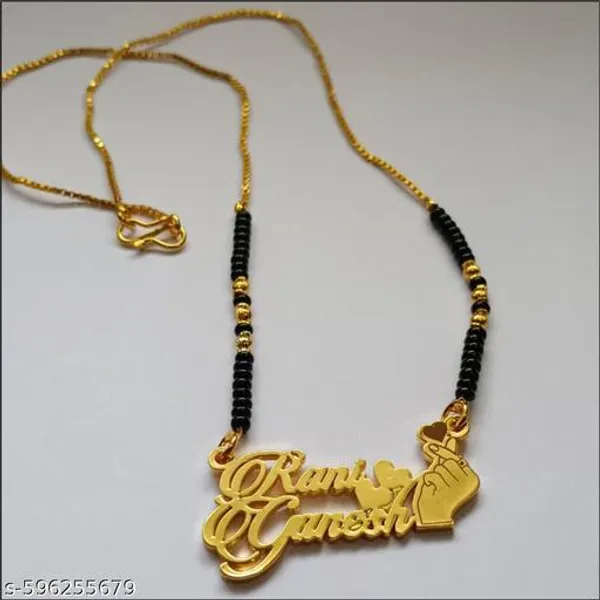 Yellow_&_Gold_Belief_Primium_Quality_Mangalsutra_Customized_Name_25_Carate_Gold_Plating_For_Women