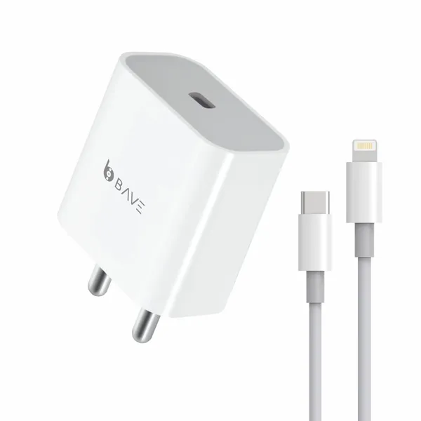 BAVE_20W_USB_Type-C_Original_Charger_with_Lightning_Cable_|_Compatible_with_iPhone_14/14_Plus/14_Pro/14_Pro_Max,_13/13_Pro/13_Pro_Max,_12/12_Pro/11/X/XR_Series_–_White