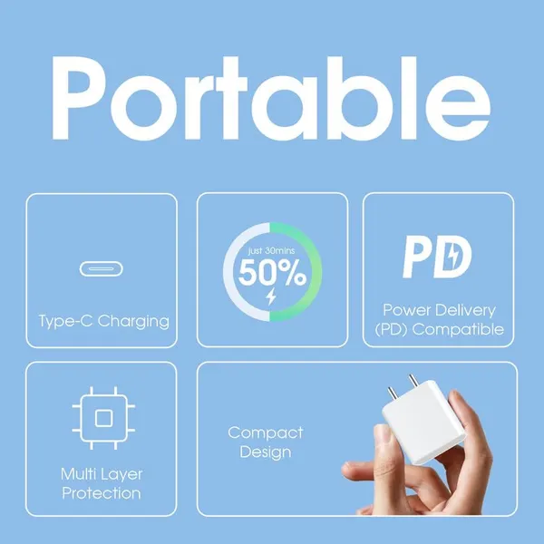 BAVE_30W_USB-C_Charger_with_Cable_|_Fast_Charging_Adapter_with_PD_&_PPS_|_Works_with_iPhone_15,_14,_13,_12,_11_&_Samsung_Super_Fast_Charge_|_Compact_Size_|_Safe_Charging_|_Thermal_Protection,_White