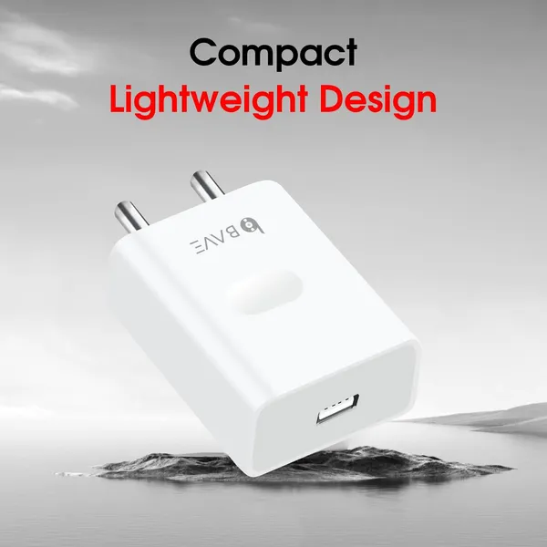 BAVE_33W_Supervooc_Charger_With_Cable_|_USB-A_Power_Adapter_|_Fast_Charging_For_OnePlus,_Realme,_Oppo_|_Compact_&_Travel-Friendly_|_Smart_Protection_|_Reliable_Power_Anytime_You_Need_It,_White