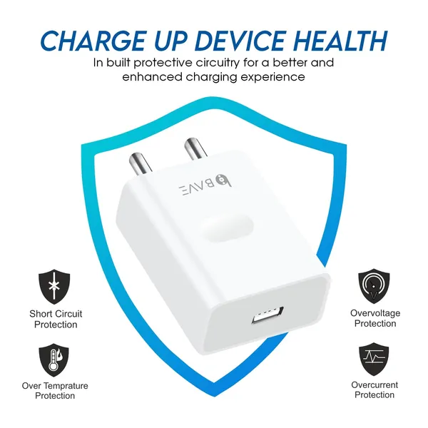 BAVE_33W_Supervooc_Charger_With_Cable_|_USB-A_Power_Adapter_|_Fast_Charging_For_OnePlus,_Realme,_Oppo_|_Compact_&_Travel-Friendly_|_Smart_Protection_|_Reliable_Power_Anytime_You_Need_It,_White