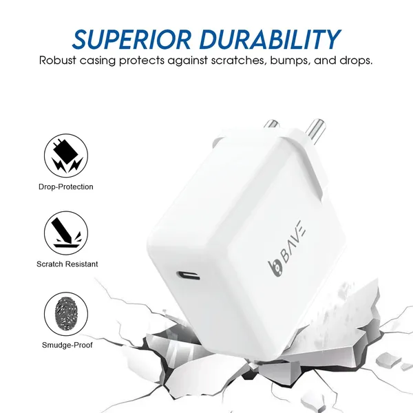 BAVE_Supervooc_65W_Charger_with_Type_C_1M_Cable,_Dash/Superdart/Wrap/Vooc_Compatible_with_Oneplus_13,13R,_Open,12,12R,Nord_N30_5G,11,11R,10_Pro,10T,9_Pro,_9R,8Pro,Realme-65_watt-White_&_More