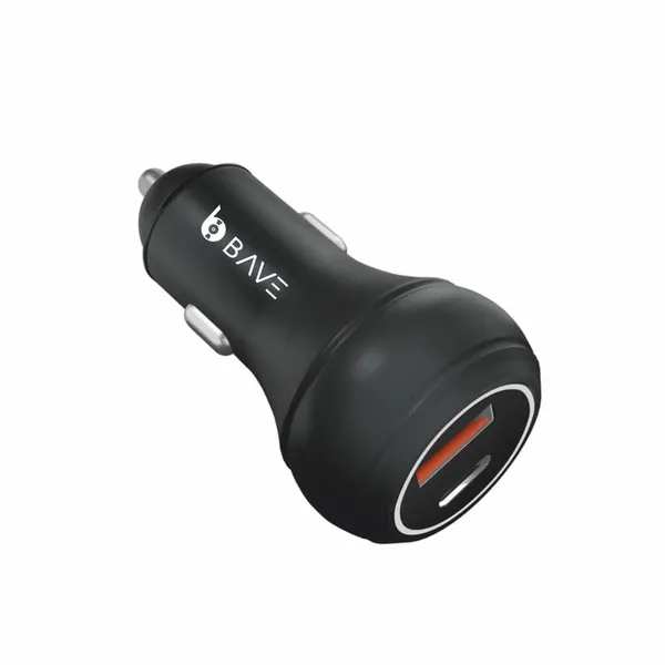 BAVE_145W_Flash_Charge_100W_Supervooc_+45W_Pd/Pps_Car_Charger,_Bis_Certified,_Dual_Port_Fast_Smart_Car_Charger,_Compatible_with_Smartphones,_Laptops,_USB_Devices_+USB_C_Cable_(Black_Matte)
