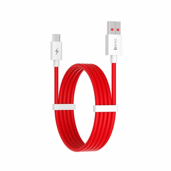 BAVE_65W_SuperVOOC_Fast_Charging_Cable_|_USB-A_to_Type-C_|_Compatible_with_OnePlus,_Realme,_Oppo,_Redmi,_Xiaomi,_POCO,_iQOO_&_More_|_Supports_Warp,_Dart,_Dash,_VOOC,_SuperVOOC,_RED