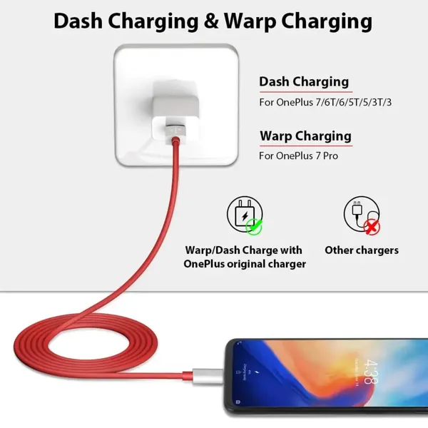 BAVE_65W_SuperVOOC_Fast_Charging_Cable_|_USB-A_to_Type-C_|_Compatible_with_OnePlus,_Realme,_Oppo,_Redmi,_Xiaomi,_POCO,_iQOO_&_More_|_Supports_Warp,_Dart,_Dash,_VOOC,_SuperVOOC,_RED