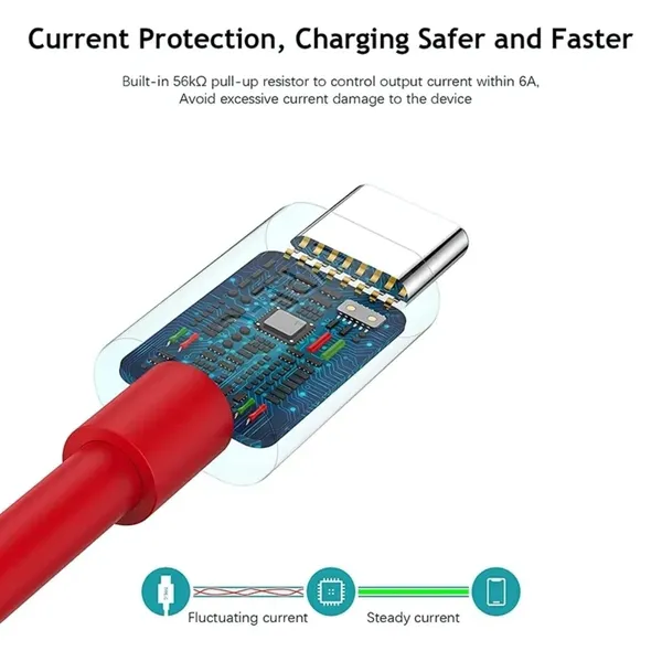 BAVE_80W_Fast_USB_to_Type_C_SuperVooc/Dash_Fast_Charging_Charger_Cable_Compatible_for_Oneplus_13/13r12/12r/11/11r/10r,10t,10,10_pro,9_Pro,8,8T,7t,7t_Pro,6,Nord,4,3,2,2t,Ce2Lite,Ce3_lite_and_More.