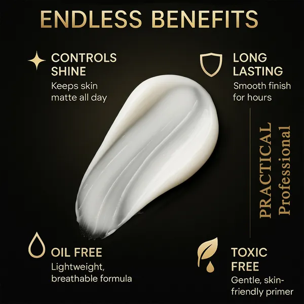 PRC_Practical_Professional_3-In-1_Face_Primer_Makeup_Base,_Oil_Free_,_Primes_,_Protects_&_Moisturizer-_For_Smooth,_Radiant_Skin_Pack_Of_4