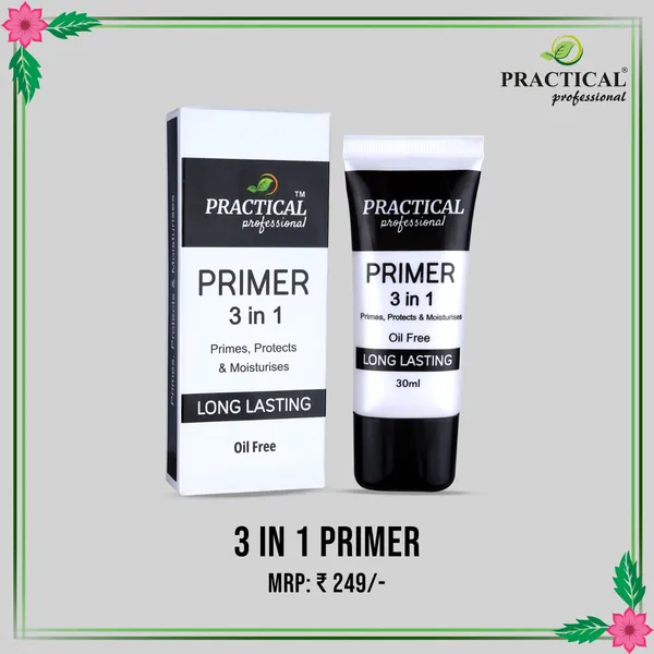 PRC_Practical_Professional_3-In-1_Face_Primer_Makeup_Base,_Oil_Free_,_Primes_,_Protects_&_Moisturizer-_For_Smooth,_Radiant_Skin_Pack_Of_4